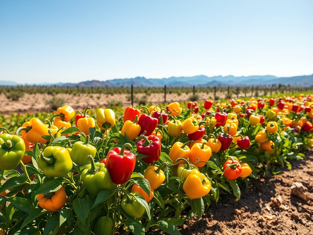 Growing Bell Peppers in Arizona’s Low Desert