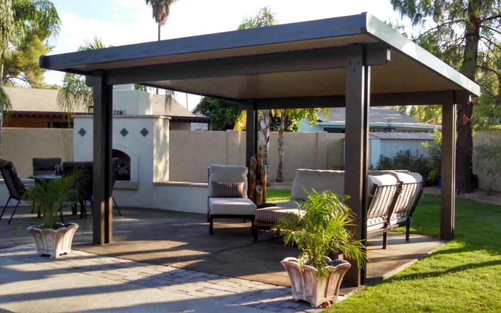 Incorporate pergolas or shade sails into your drought-tolerant design to create cooler microclimates in San Tan Valley backyards. These structures reduce evaporation and protect plants from intense sun.